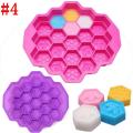 19 Cell Honey Comb Bees Soap Mould Beeswax Ice Jelly Chocolate Cake Pan -. 