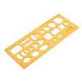 Network Technique HOT SELL New Technical Drawing Template KT Soft Plastic Ruler Drafting Design Stencil -. 
