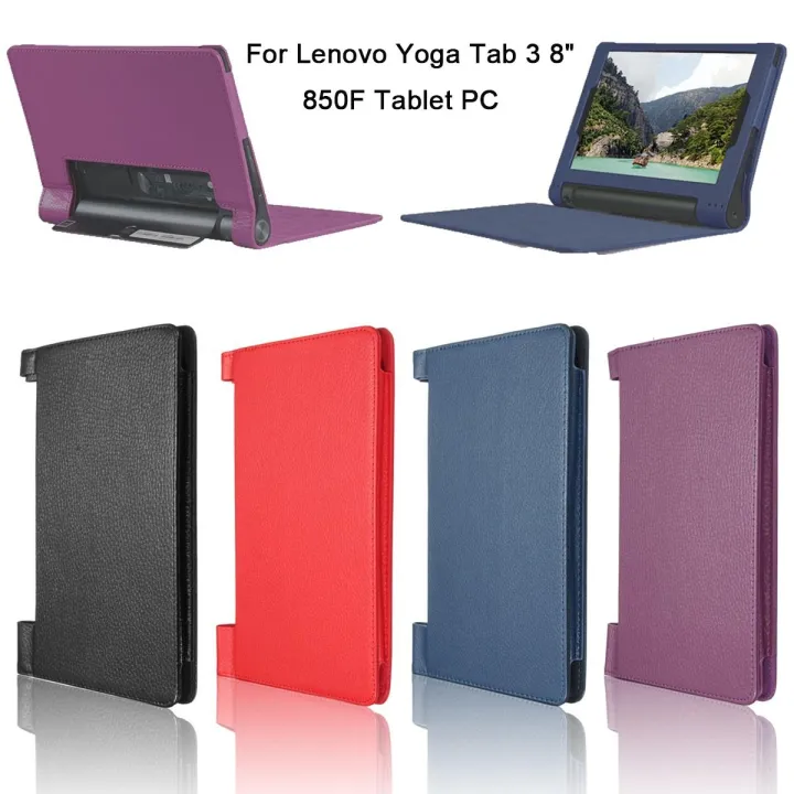 New%20For%20Highquality%20Lenovo%20Yoga%20Tab%203%20850F%208"%20Case%20Tablet%20PC%20Slim%20Leather%20Folio%20Flip%20Cover%20Case%20Stand%20Cover%20For%20Lenovo%20Flip%20Case%20Cover%20-%20Dark%20blue%20-%20Image%202