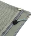 Colorful Double Layer canvas Cloth Zipper Paper File Folder Book Pencil Pen Case Bag File Document Bags Grey - Grey. 