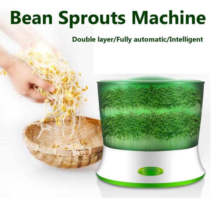 Sprout Way Machine Double Layer New 220V Automatic Homemade Multifunctional Bean Sprouts ...
