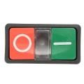 On/Off Start Stop Momentary Push Button Pushbutton Switch AC 600V 10A Green+Red. 