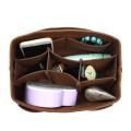 22x11x13 cm Handbag Organizer/Insert/Shaper/Liner Brown - Brown (brown). 