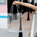 Casual Transparent Bag Women Clear Tote Pvc Handbag Jelly Shoulder Beach Clutch -. 