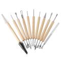 11Pcs Wood HOT SELL Carving Hand Tool DIY Clay Sculpture Scraping Shaping Set Suit Kit -. 