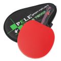 Carbon Fiber Table Tennis Racket Ping Pong Paddle Bat Long Short Handle With Bag Horizonal grip - shake-hands grip. 