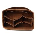 22x11x13 cm Handbag Organizer/Insert/Shaper/Liner Brown - Brown (brown). 