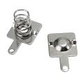 10 Pairs Silver Metal Battery Spring Plate Set for AA AAA Batteries 14.5mm*9mm -. 