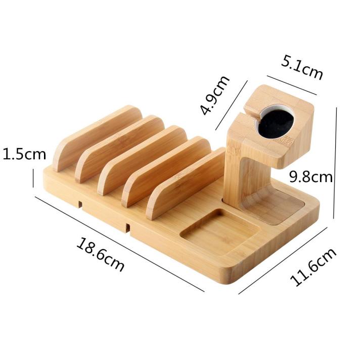 Bamboo%20Charging%20Dock%20Station%20Charger%20Holder%20Stand%20for%20Apple%20Watch%20iPhone%20iPads%20-%20-%20Image%202