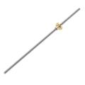 Machifit T6 Lead Screw 300mm Length 6mm Thread 1mm Pitch Lead Screw with Copper Nut -. 