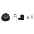 Part Replacement Accessories Set For Sony PSP 2000/01/02/03/04 Slim Lite console-Black. 