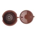 Diamond Cut Reusable Refillable Capsules for Dolce Gusto Brewers Reuse Refill Cup[Coffee] - Coffee. 