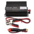 Solar Power Inverter 300W 12V  To 110V AC Modified Sine Wave Converter Black - Black (black). 