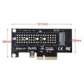 M.2 NVMe New PCIE SSD to PCI Express 3.0 x4 accommodator Card for XP941 SM961 960Pro M6e -. 