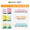 Garnier Light Complete Bright Up Serum Mask - Instant Brightening for Dull Skin (Garnier Face Mask, 面膜). 
