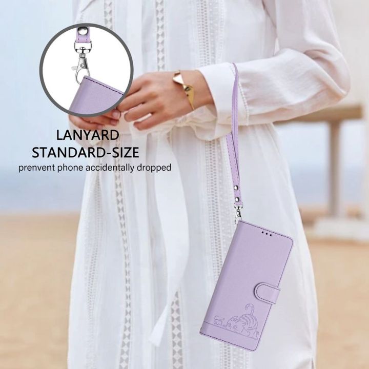 xprmy%20for%20OPPO%20A5%20Pro%204G%20Cartoon%20Cat%20Phone%20Case%20Leather%20Wallet%20Flip%20Cover%20Strap%20-%20Image%208