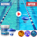 Yegbong Chlorinating Long Lasting Stabilized Keep Fresh Protect Water Cleaning Effervescent For Swimming Pool Clarifier Multifunctional Chlorine Tablets. 