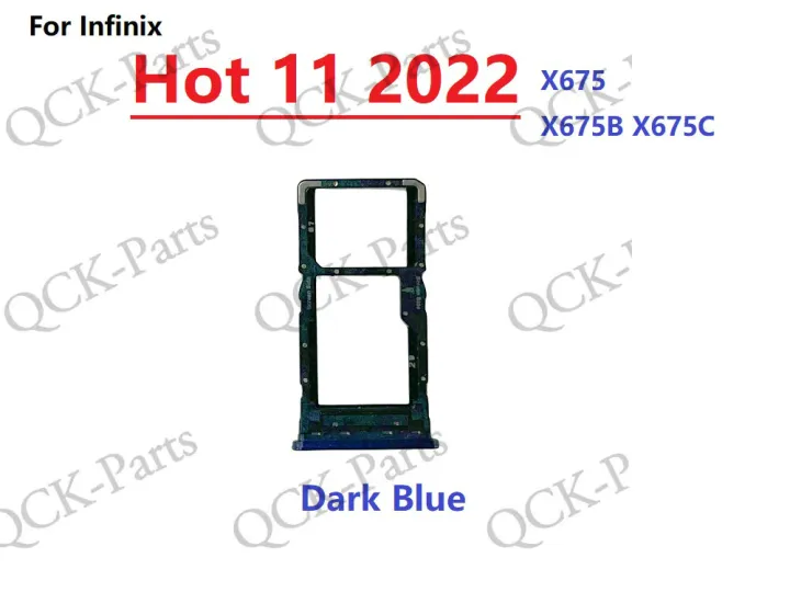 SIM%20Card%20Tray%20Holder%20For%20Infinix%20Hot%2011%202022%20X675%20X675B%20X675C%20Replacement%20Parts%20-%20Image%203