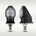 Universal Pairs Motorcycle Turn Signal Light LED Front LED Amber Indicators 12V Fit for HONDA VARIO150 Wave Alpha Winner Wave 125i RS150R BeAT. 