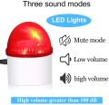 Retekess TH103 Caregiver Pager System,Wireless Strobe Siren,3-Level Volume Control,Pull Rope Waterproof Call Button for Home Safety,Seniors,Elderly. 