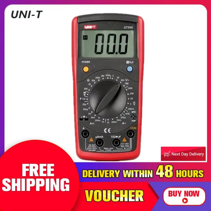 U-NIT UT39A High Tools DIY Accuracy General Manual Range Digital ...