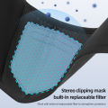 ROCKBROS Motorcyle Mask Fashion Dustproof Riding Breathable Facemask Winter Warm Windproof Men Cycling Face Mask Outdoor with Filter. 