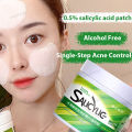 55 pcs Soft Touch Pads Green Salicylic Acid Cotton Sheets Acne Repellent Shrink Pore Removal Blackhead Mask Salicylic acid cotton tablets. 