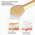 Baby 3 In 1 Silicone Infant Toddler Oral Care Deciduous Tooth Brush Tongue Coating Cleaning Toothbrush Set Food Grade. 