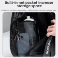 ROCKBROS Bicycel Helmet Big Large Capacity 10/15L Convenient Reflective Logo Motorcycle Bag with Net Pocket Travel Accessories. 