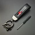 LAIFU GR Sport Car Keychain Leather Chain Key Ring for Toyota VIos Y Corolla Cross Revo CHR Avanza Fortuner Rush Wigo Innova raize Calya Etios Rav4 Supra Hi Camry. 