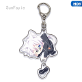 Anime Jui Varataya Kaisen cartoon keychain, acrylic keychain light bag, birthday gift, wholesale. 