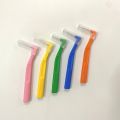 Tattielove Korona brush 20 pcs L shape many sizes good interdental brushing for braces. 