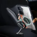 lthmy for Infinix GT 30 Pro Case with Magnetic Self Adhesive Sticker Clear Acrylic Cover.