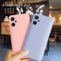 Oppo A96 Case CPH2333 Plain Candy Color Soft Silicone Phone Cover For OppoA96 Casing 6.59''. 