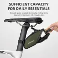 ROCKBROS Bicycle Tail Bag 0.4L Capacity Compact Quick Release Polyester with Fender Road Bike MTB Bike Accessories. 