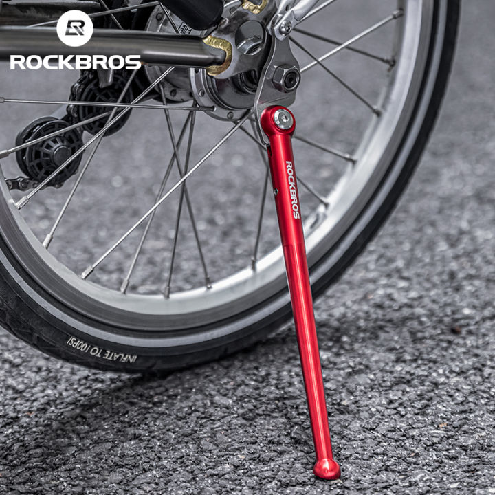 ROCKBROS%20Bicycle%20Kickstand%20Aluminum%20Alloy%20Bike%20Stand%20for%2016%20Inch%20Folding%20Bikes%20Brompton%20-%20Image%205