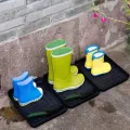 3pcs Multi-Purpose Boot Mat Tray Wet Shoe Mat 3 Washable Home Garden - a. 
