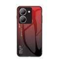 For Y03T Y28S Y03 03Y Y 03 Vivo Y28 Y100 VivoY03 2024 4G 5G Phone Tempered Glass TPU Gradient Painted Anti Scratch Shockproof CaseShockproof Matte Soft Silicone Back Cover Casing. 