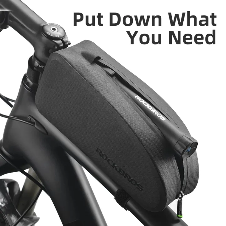 ROCKBROS%20Bicycle%20Bags%20Waterproof%20Cycling%20Top%20Front%20Tube%20Frame%20Bag%20Large%20Capacity%20MTB%20Road%20Bicycle%20Pannier%20Black%20Bike%20Accessories%20-%20Image%205