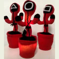 squidgame Electric Squid Game Cactus Super Cute Singing Dancing Plush Puzzle Toy Novelty Gifts for Children. 
