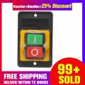 10A 380V KAO-5 Water Proof ON/OFF Push Button Machine Drill Switch Plastic Motor -. 