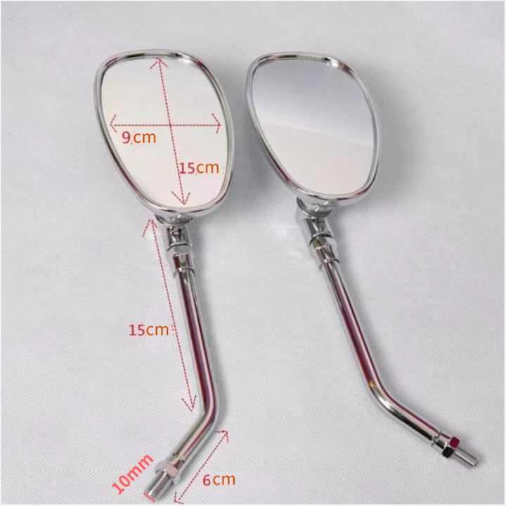 1%20Pair%2010MM%20Retro%20Style%20Universal%20Rearview%20Mirror%20for%20Motorcycle%20E-Bike%20ATV%20Galvanized%20Silvery%20Rear%20View%20Mirror%20Side%20Mirror%20-%20Image%206