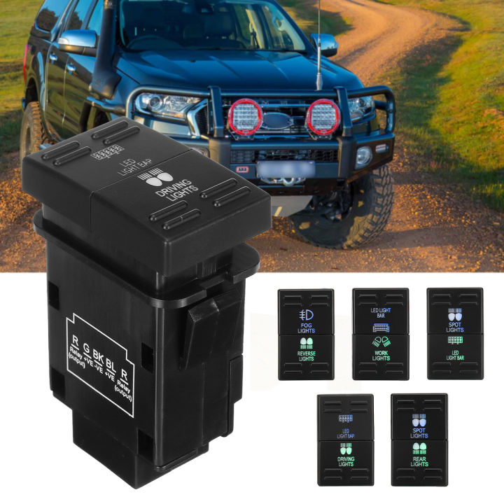 Pulsante A LED Blu Per Fari Abbaglianti – Compatibile Con Ford Ranger PK/PX E Mazda BT50 - Foto 2