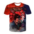 Ready Stock New 3D Printed BEAST Movie Play Character Fashioh Joseph Vijay Chandrasekhar Short sleeve T shirt. 