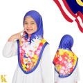 Tudung Sarung Merdeka Budak Dewasa 2024 Ibu Anak Kanak2 Mosscrepe Awning Scuba Kanak Kanak Kids Girl Bendera Malaysia. 
