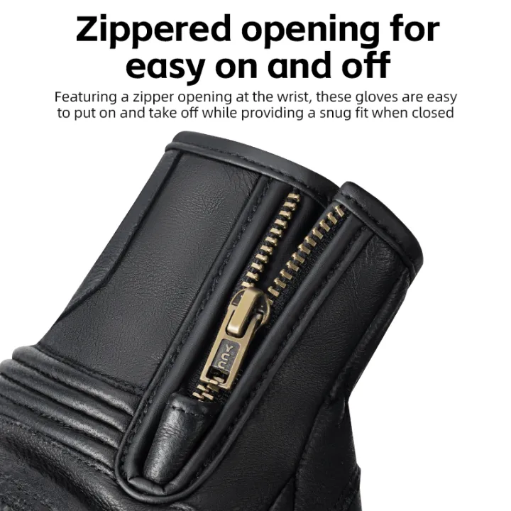 ROCKBROS%20Motorcycle%20Gloves%20Goat%20Leather%20Thick%20Padding%20Soft%20Sensitive%20Touchscreen%20Cycling%20Gloves%20-%20Image%202