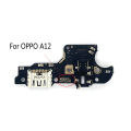 For OPPO A12 USB Charger Dock Charging Port Board Connect Earphone Jack Charging Port Flex Cable Replacement Parts Test QC. 