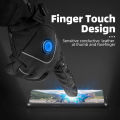 Heated Gloves Winter Thermal Motorcycle Heating Gloves Waterproof Touch Screen Riding Long Finger Gloves. 