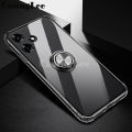 For Realme C63 Case Soft Clear Transparent Protector Shockproof Car Holder Ring Back Cover Realme C63 Back cover Phone Cases.