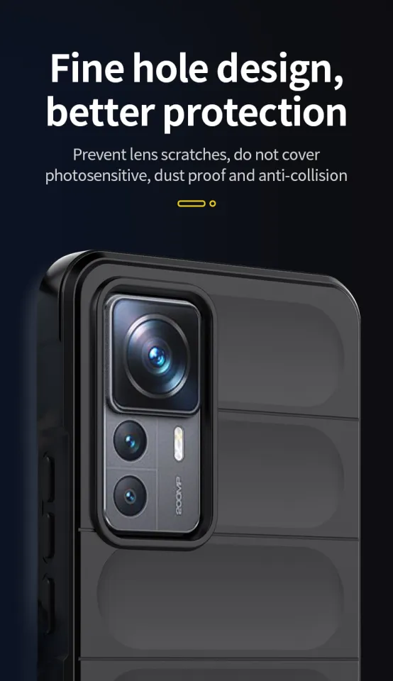 Custodia GOKEN Vetro Sfumato Per Xiaomi Mi 12T Pro – Cover Rigida Con Paraurti Morbido, Antigraffio E Ultra Sottile